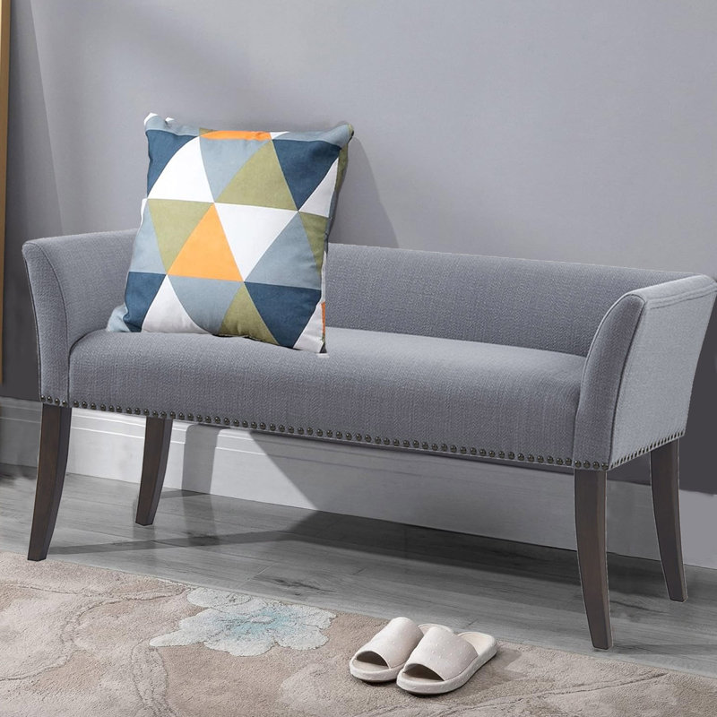 Gossard Polyester Blend Upholstered Bench